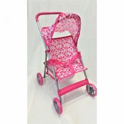Other Doll Stroller Pink Apples