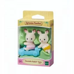 Sylvanian Families Chocolate Rabbit Twins & Accessory