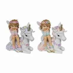 Other Fairies Sitting On Unicorns Assorted