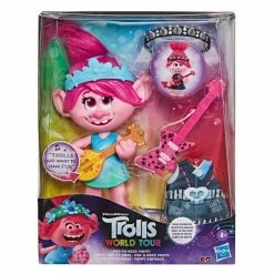 Trolls World Tour Pop To Rock Poppy Singing Doll